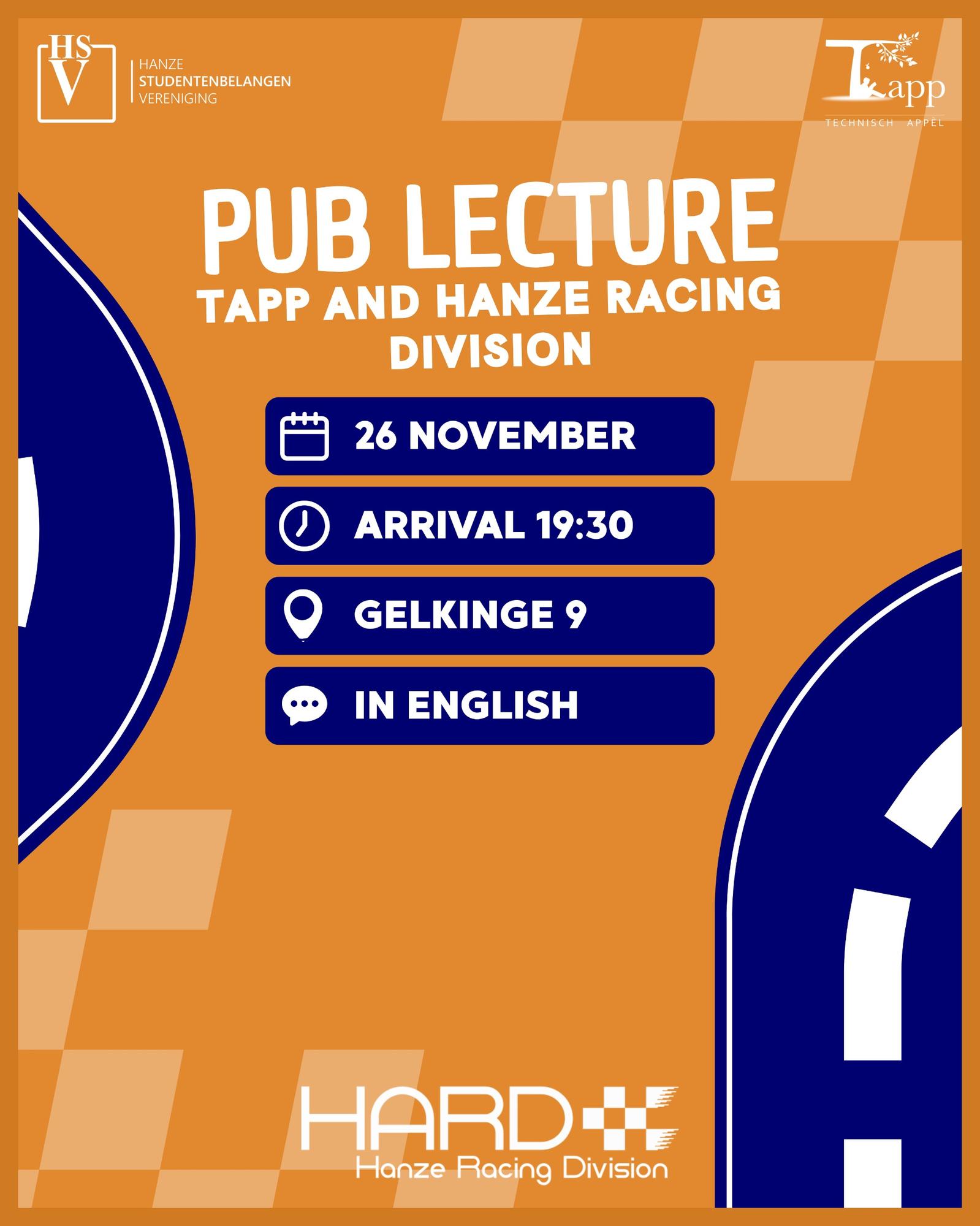 Kroegcollege Tapp x Hanze Racing Division x HSV